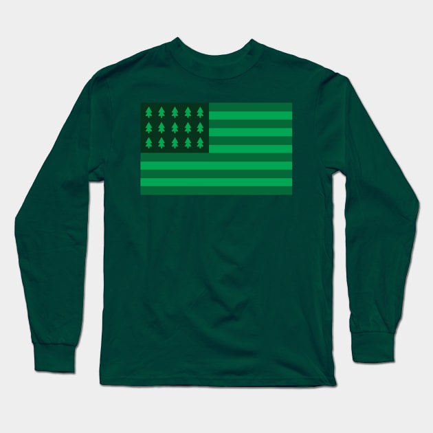 Keep America Green Long Sleeve T-Shirt by PodDesignShop